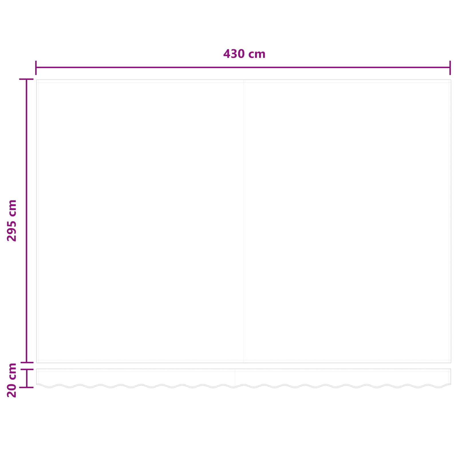 Tenda retrattile Tortora 450 × 300 cm Poliestere e Alluminio