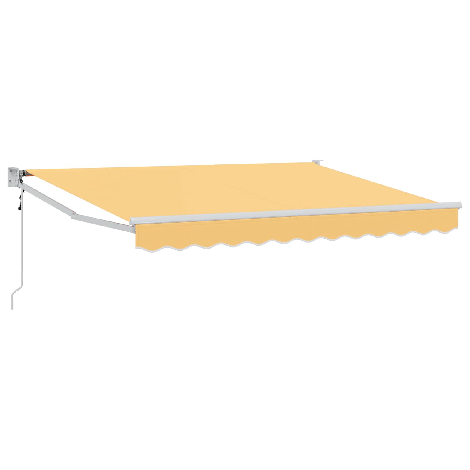 Tenda retrattile Sabbia 4,5 × 3 m Poliestere e Metallo
