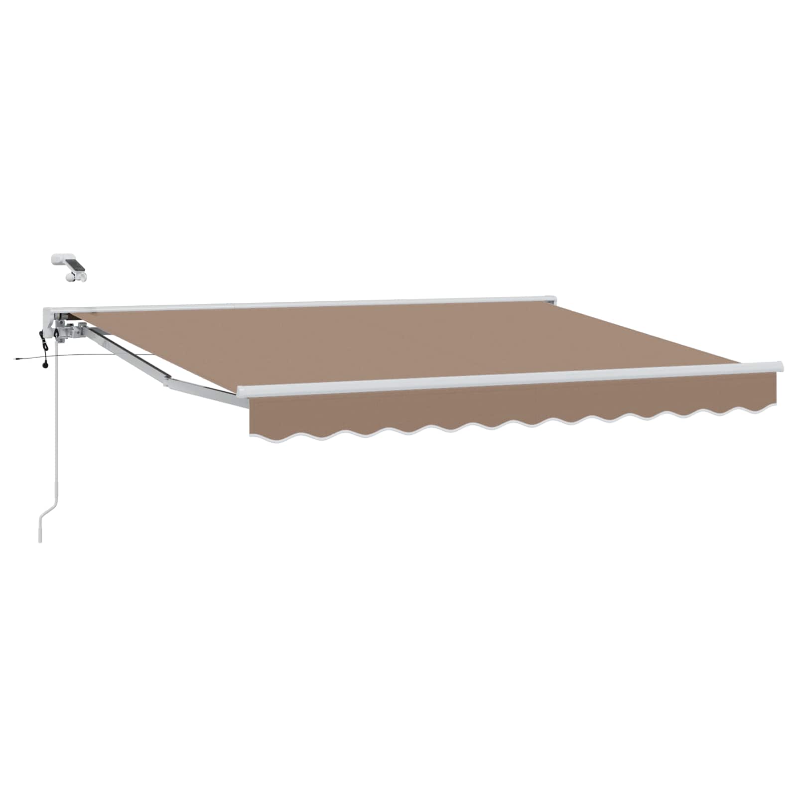 Tettuccio Elettrico Retrattile Tortora 4,5 × 3 m