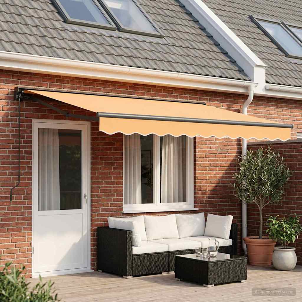 Tenda retrattile manuale Sabbia 4,5 × 3,5 m
