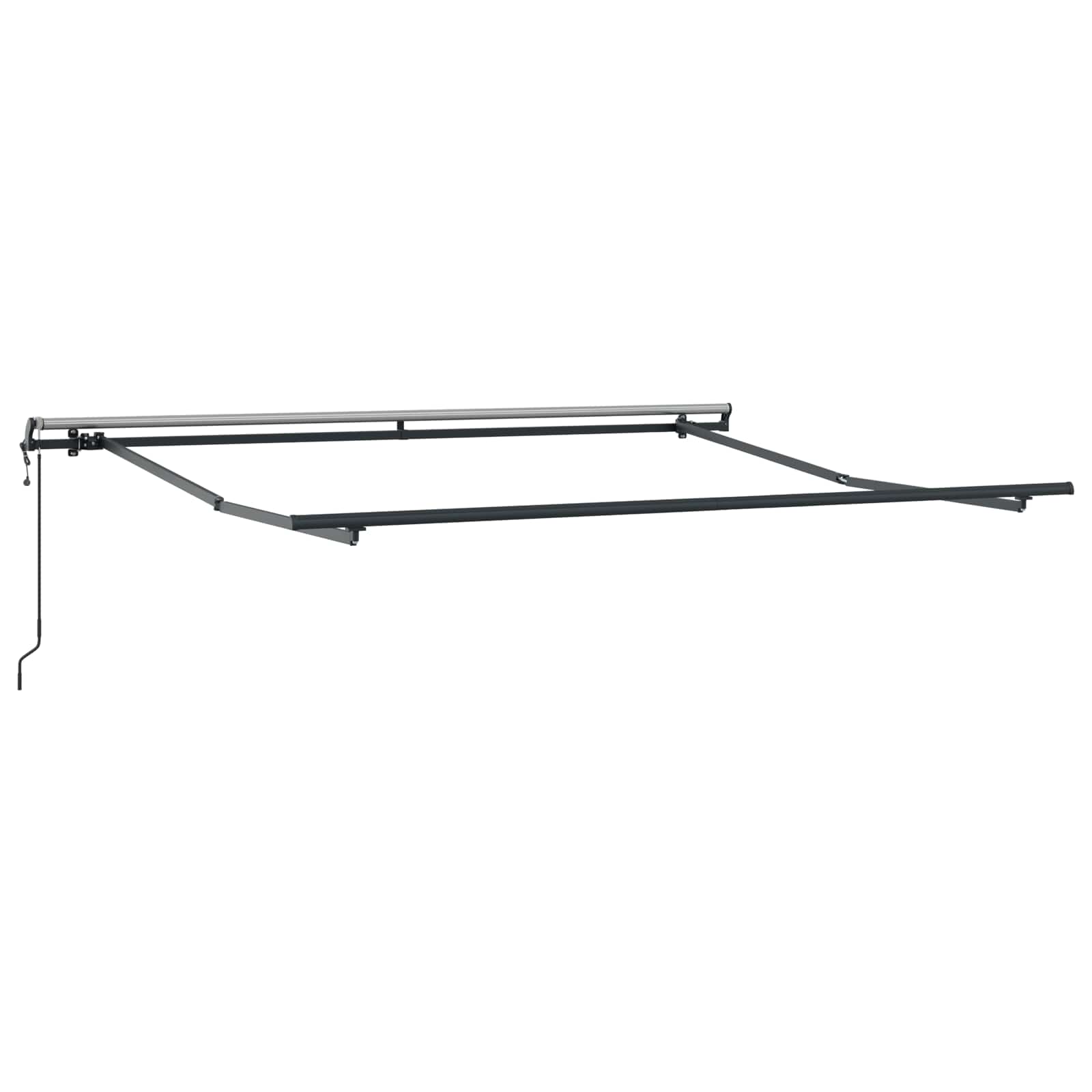 Tenda retrattile Grigio chiaro e bianco 500 × 300 cm