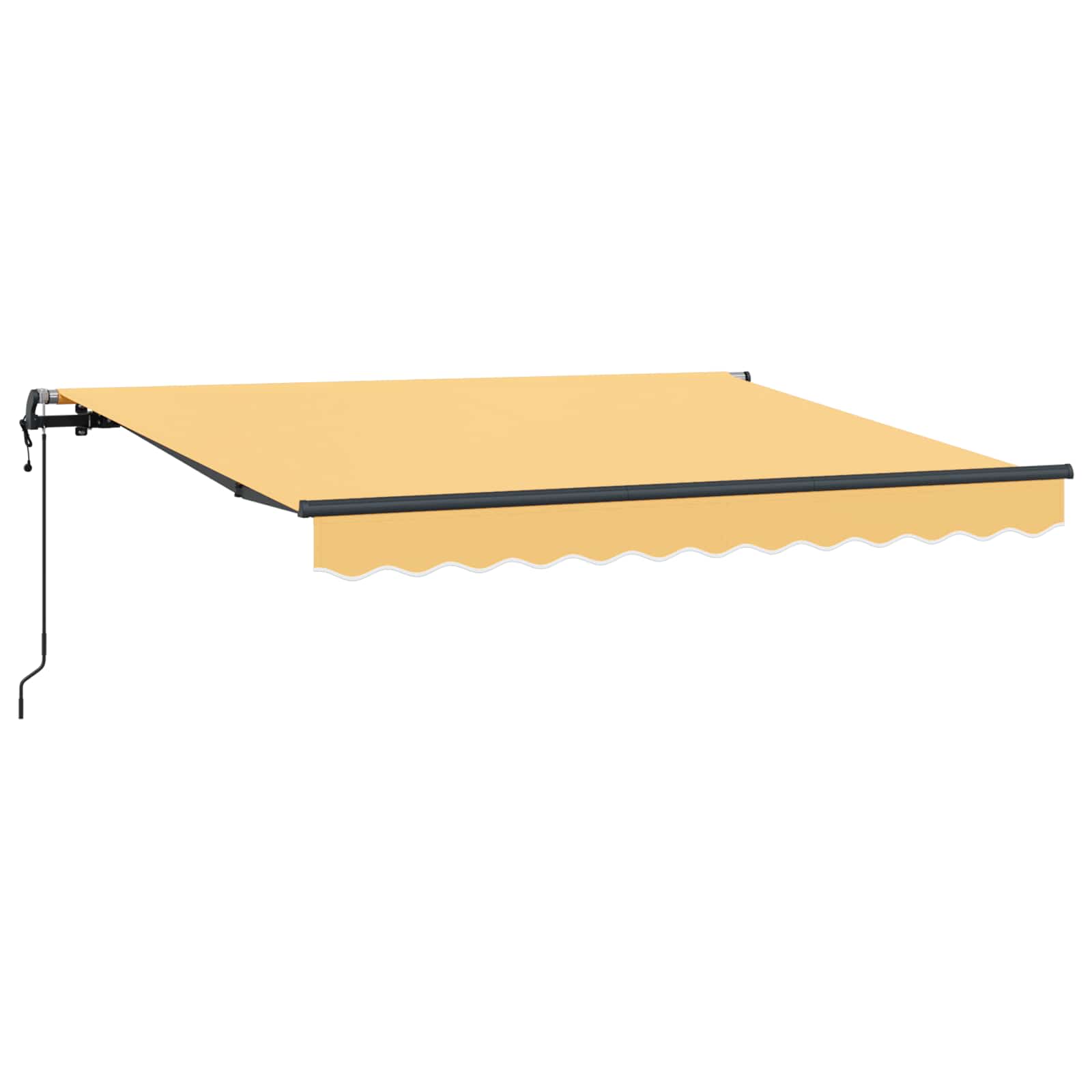 Tenda retrattile Sabbia 500 × 300 cm Tessuto e Alluminio