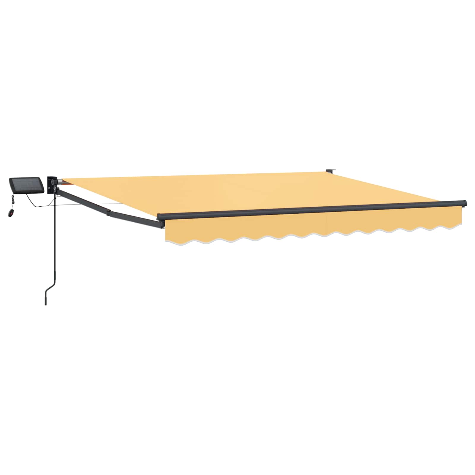 Tenda retrattile manuale con LED Sabbia