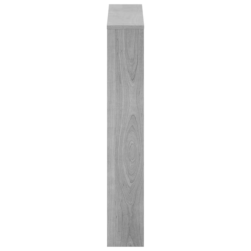 Scarpiera con Specchio a 3 Livelli Grigio sonoma 63x17x102,5 cm