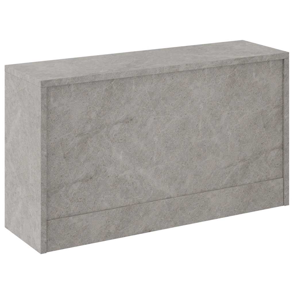 Scarpiera Grigio Cemento 80x24x45 cm in Legno Multistrato