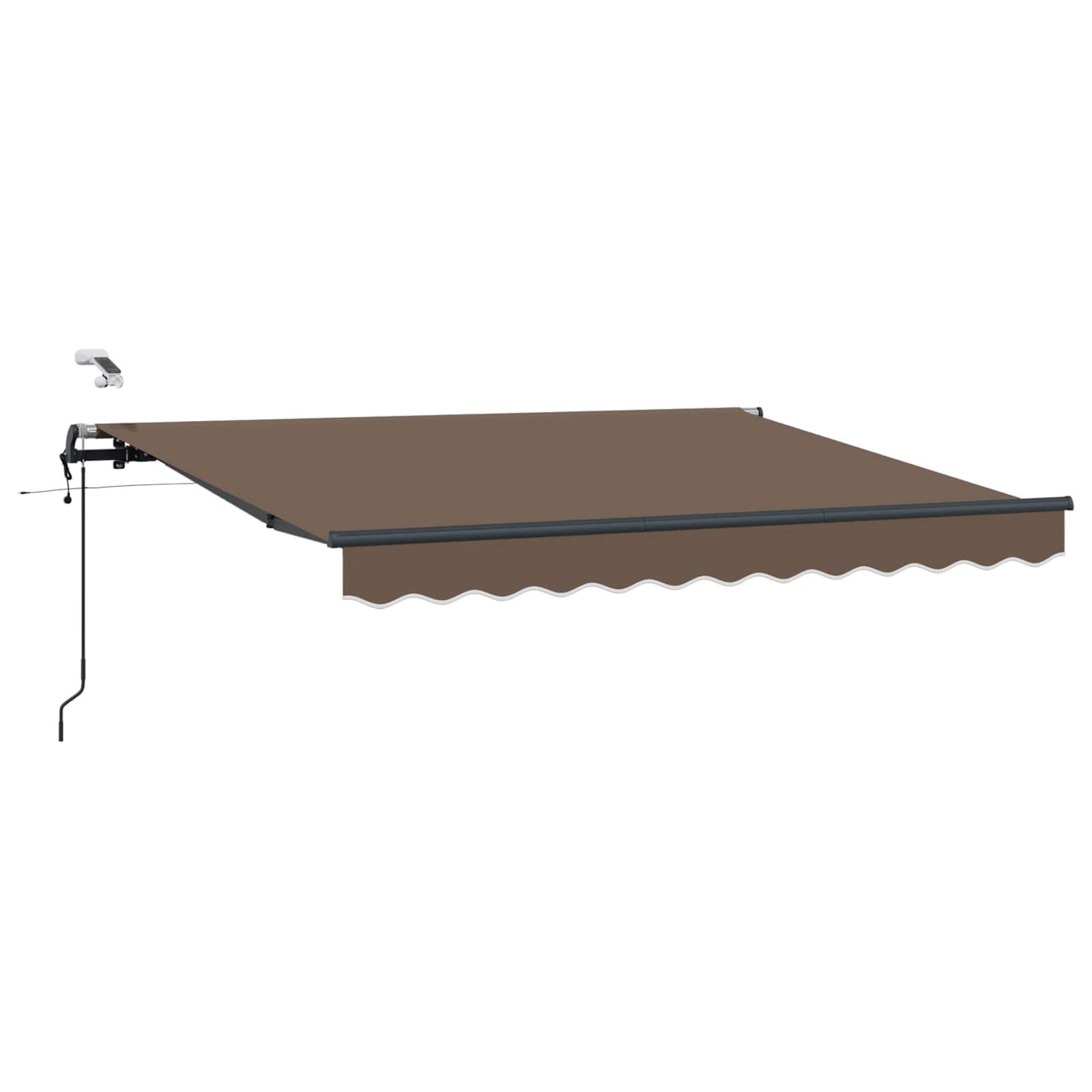 Tenda retrattile Tortora 500 × 350 cm Poliestere