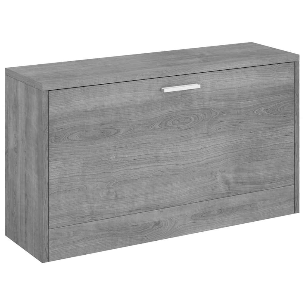 Scarpiera Grigio Sonoma 80x24x45 cm in Legno Multistrato