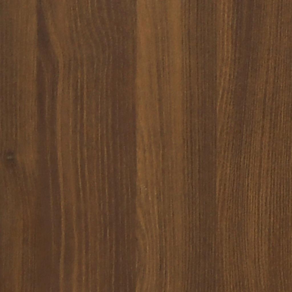 Scarpiera Rovere Marrone 80x24x45 cm in Legno Multistrato