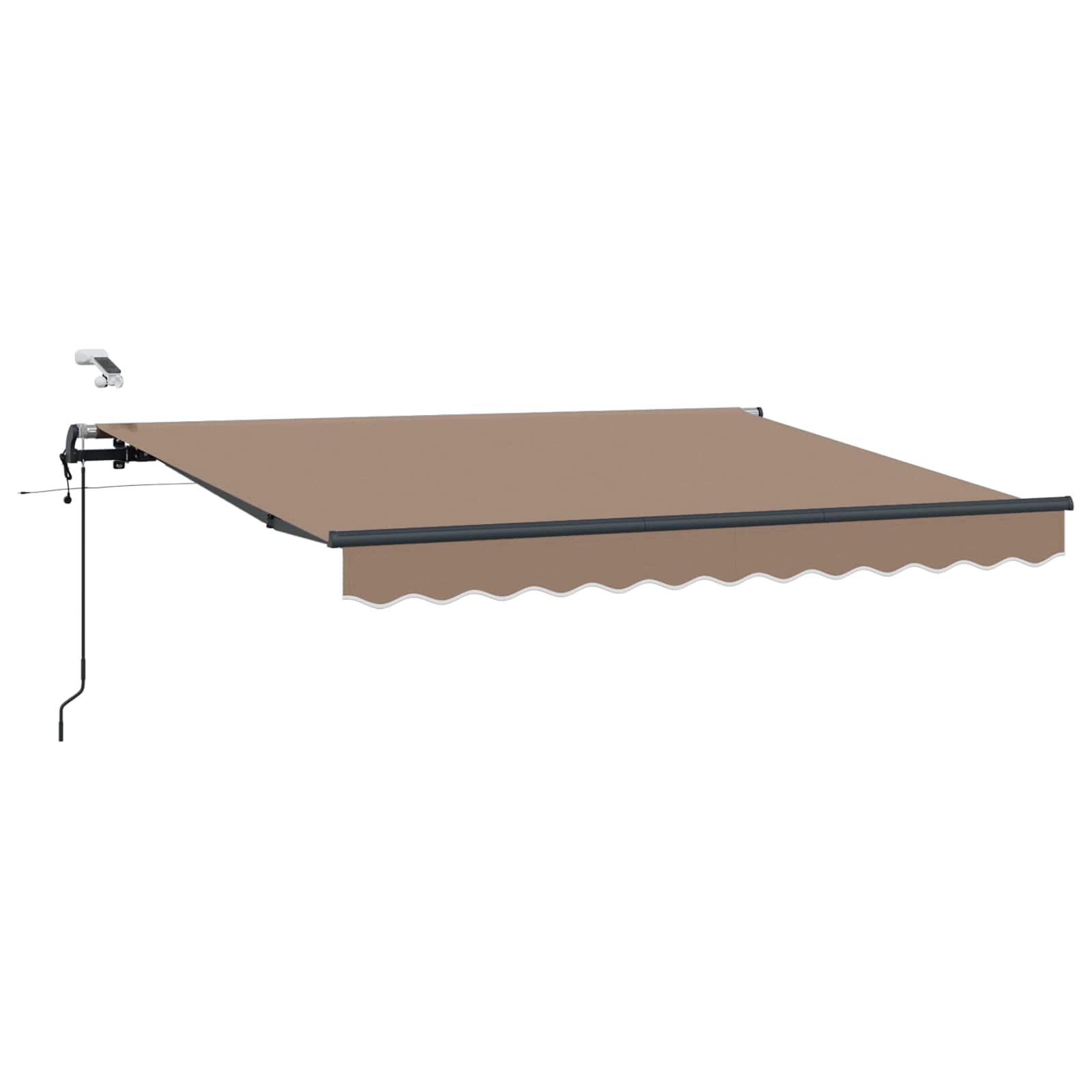 Tenda retrattile Tortora 600 × 300 cm Poliestere