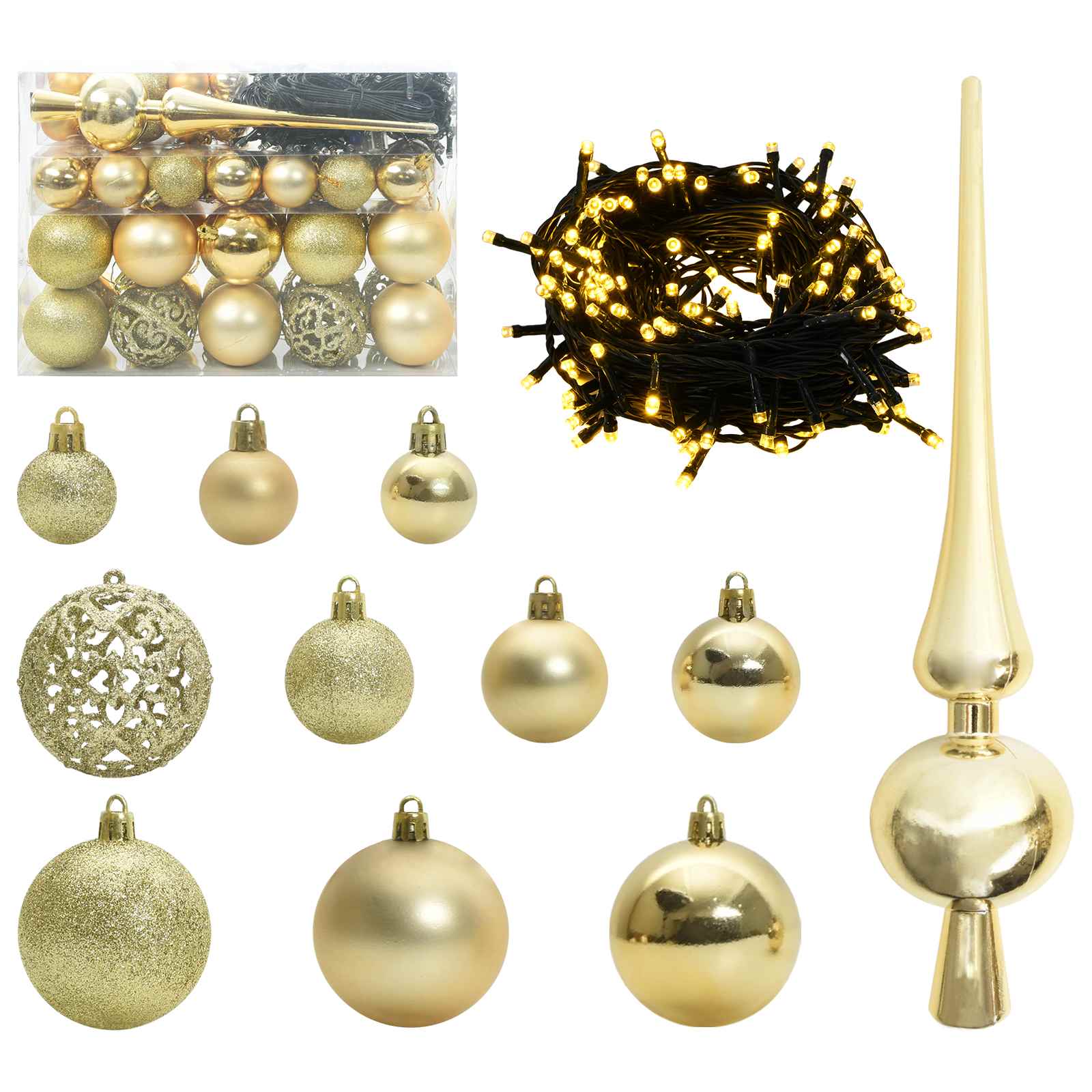Albero di Natale artificiale Bianco 120 cm PVC e Acciaio