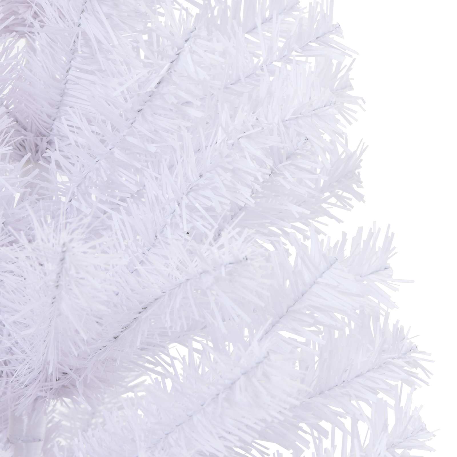 Albero di Natale artificiale Bianco 120 cm PVC e Acciaio