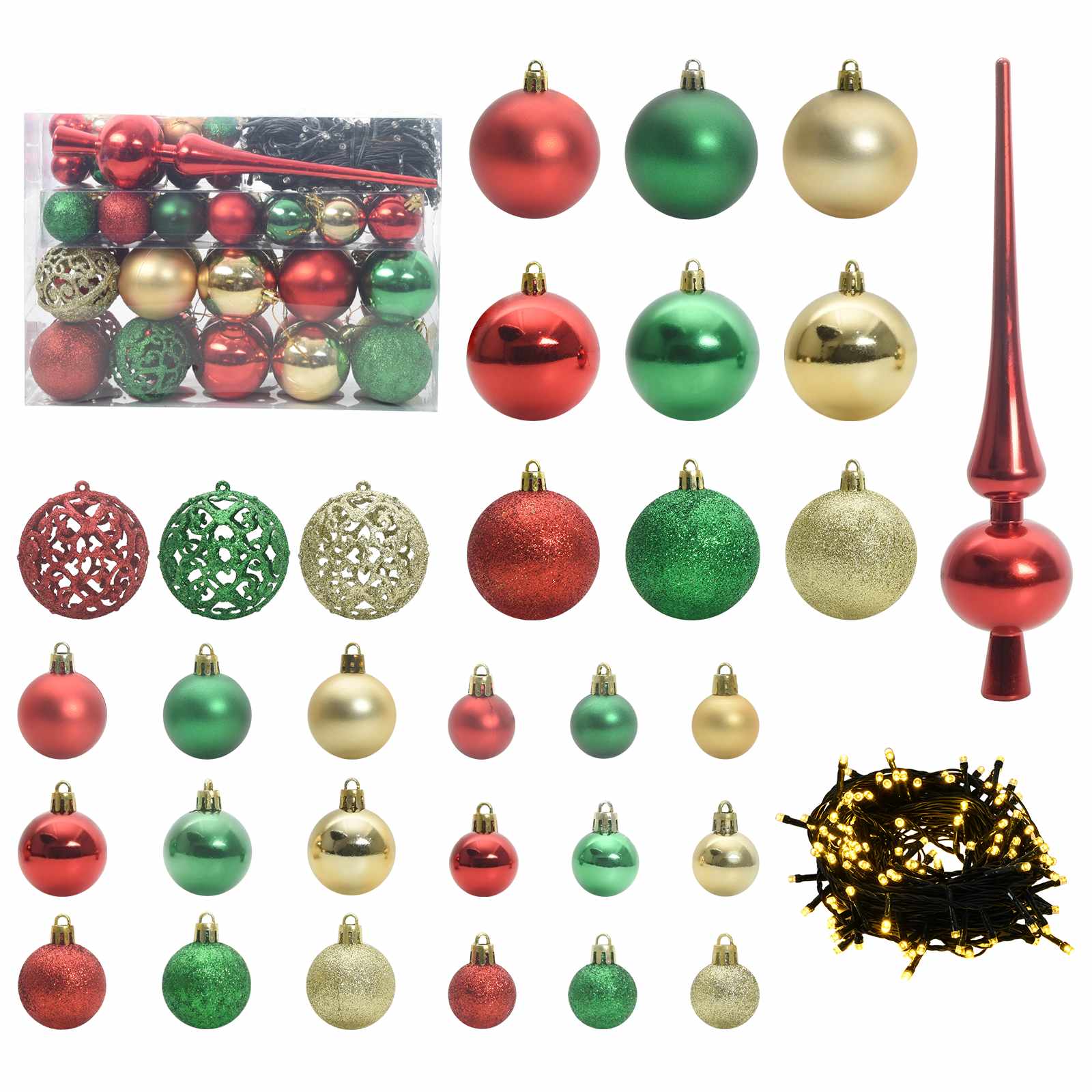 Albero di Natale artificiale Bianco 120 cm PVC e Acciaio