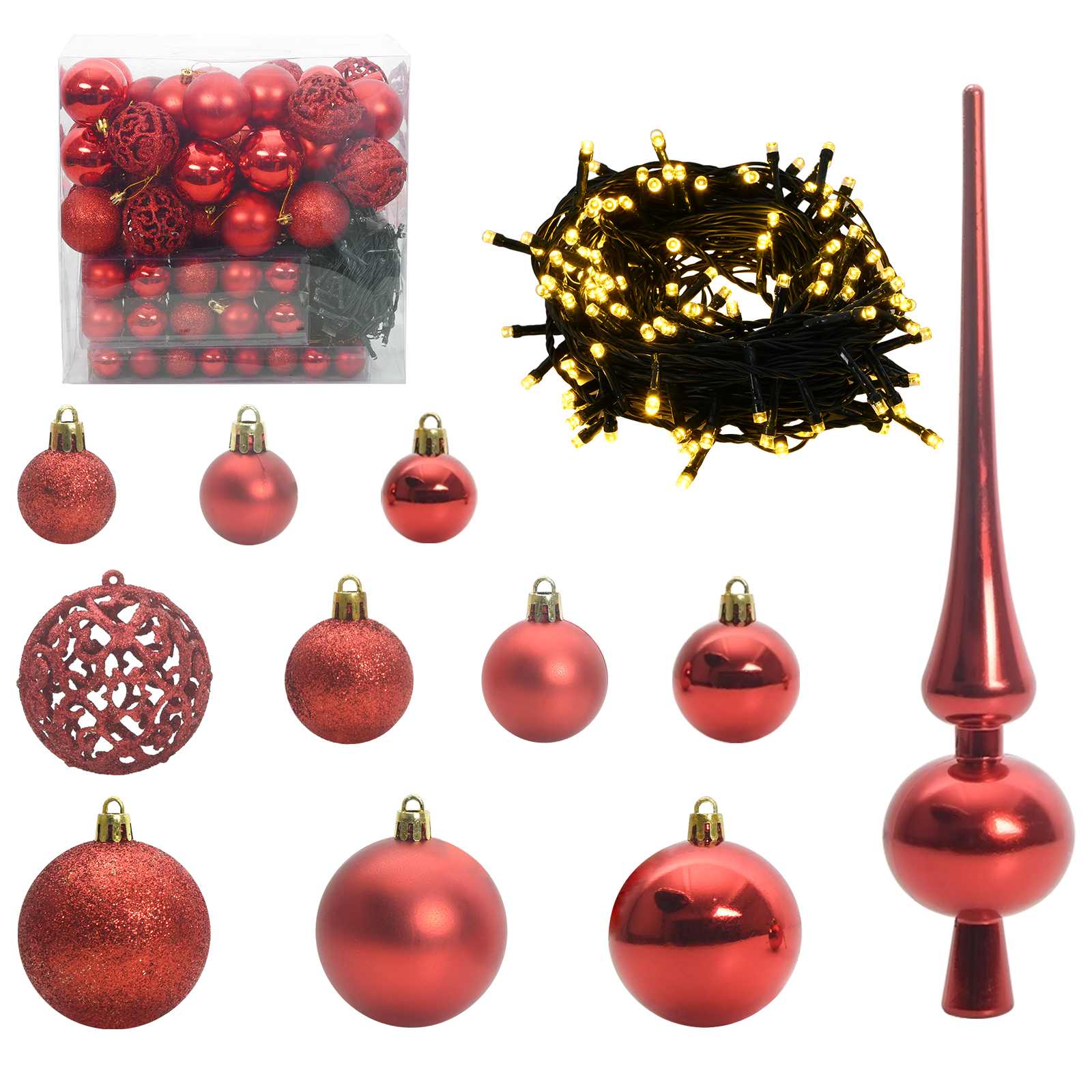 Albero di Natale artificiale Bianco 180 cm PVC e Acciaio