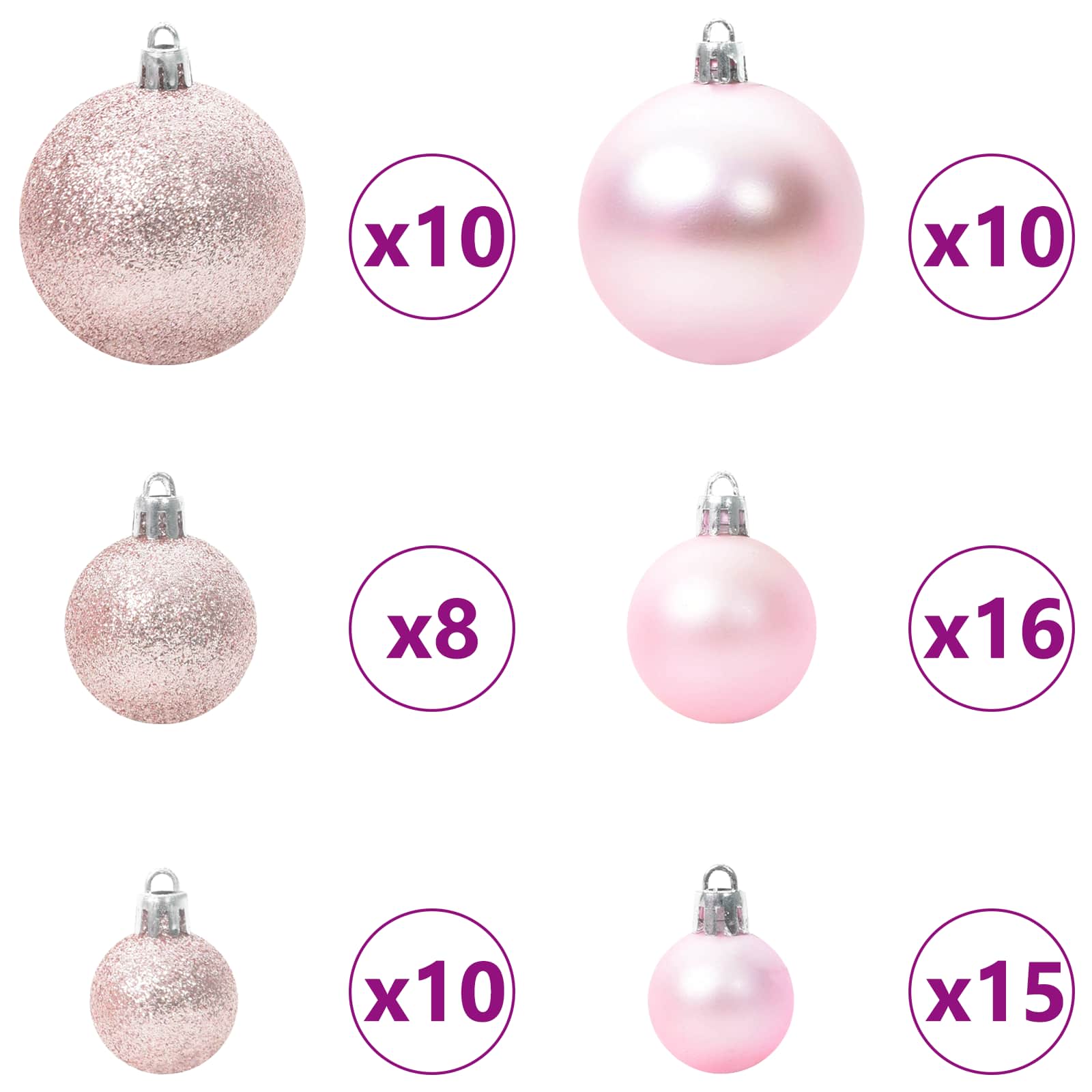 Albero di Natale artificiale Bianco 180 cm PVC e Acciaio