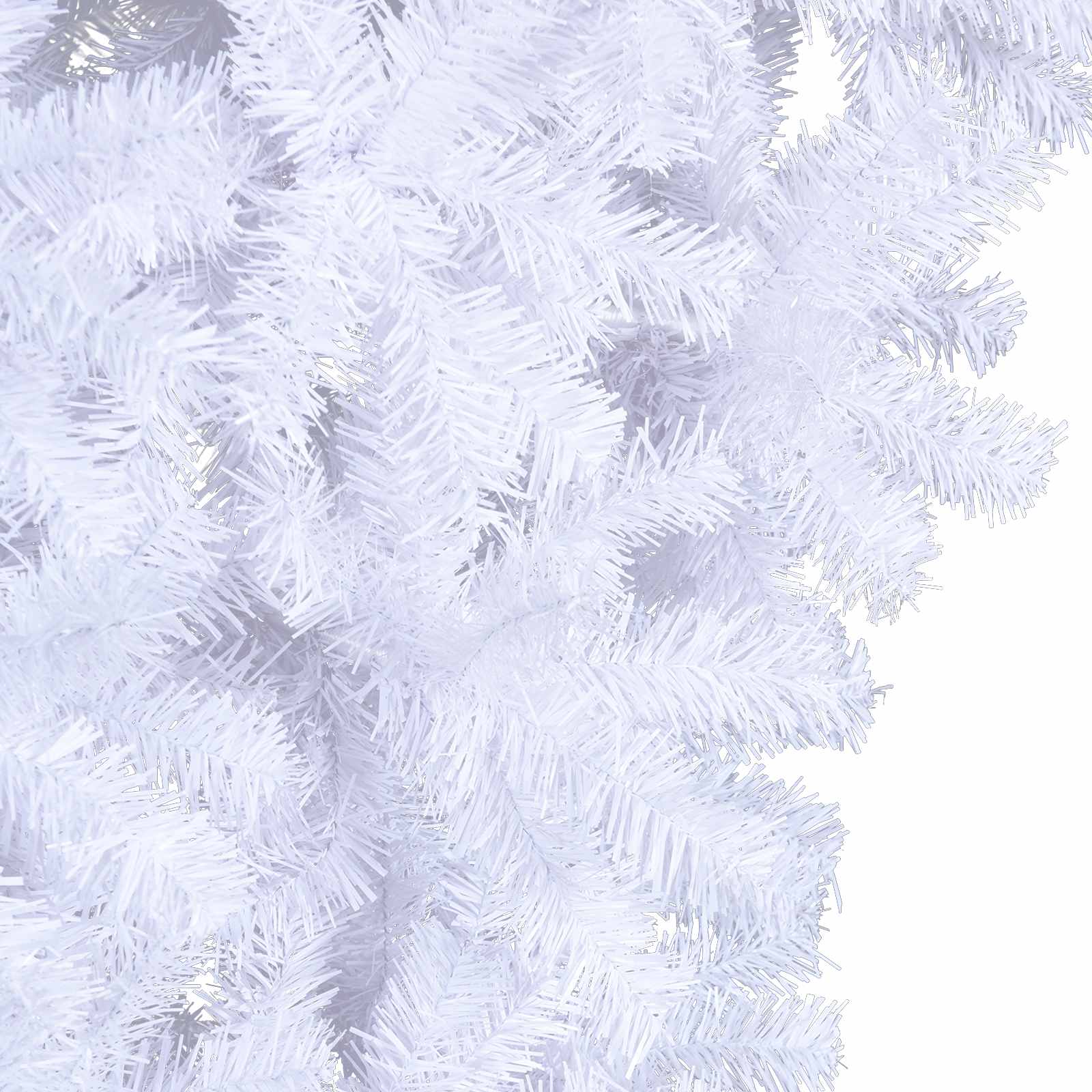 Albero di Natale artificiale Bianco 120 cm PVC e Acciaio