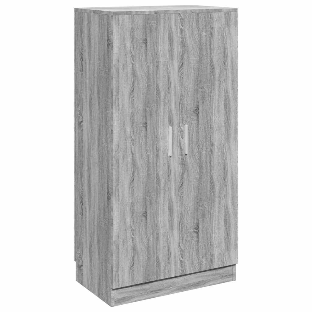 Scarpiera Grigio Sonoma 55x35x108 cm in Legno Multistrato