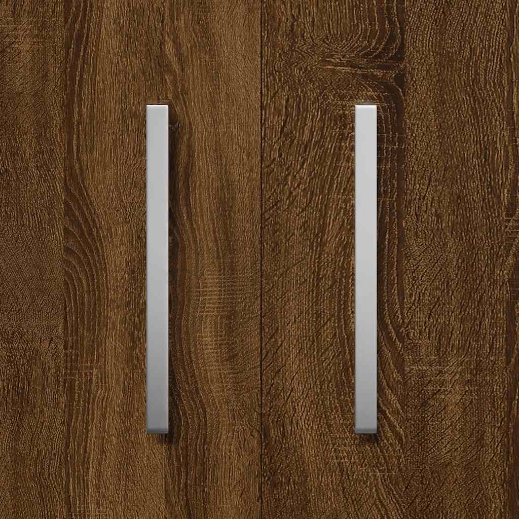 Scarpiera Rovere Marrone 55x35x108 cm in Legno Multistrato