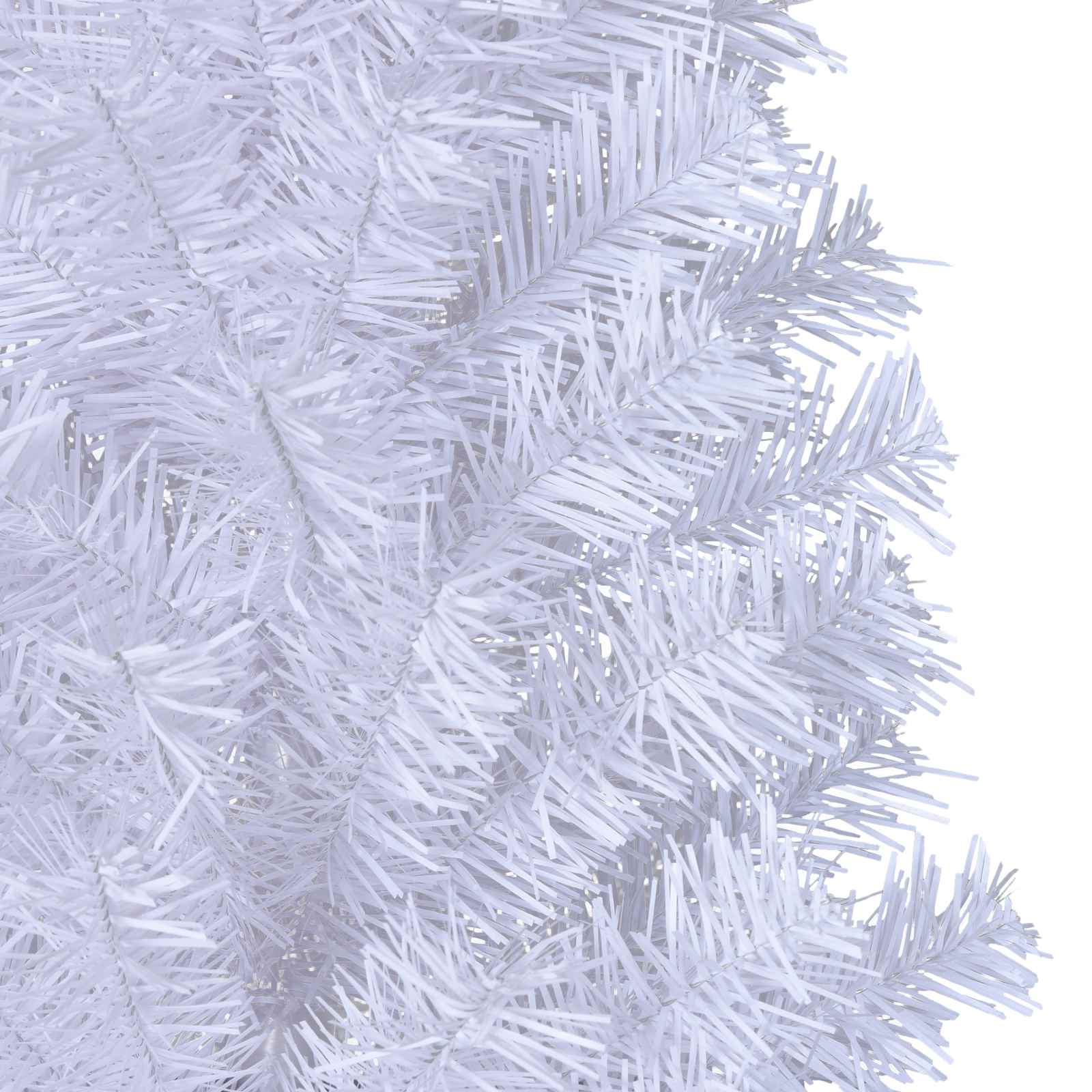 Albero di Natale artificiale Bianco 150 cm PVC e Acciaio
