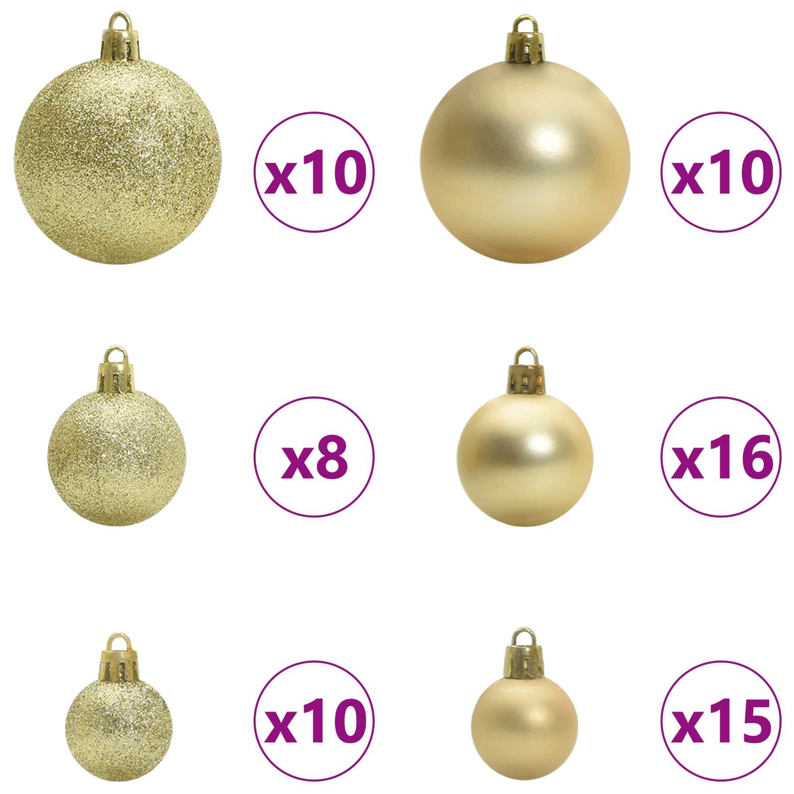 Albero di Natale artificiale Bianco 180 cm PVC e Acciaio