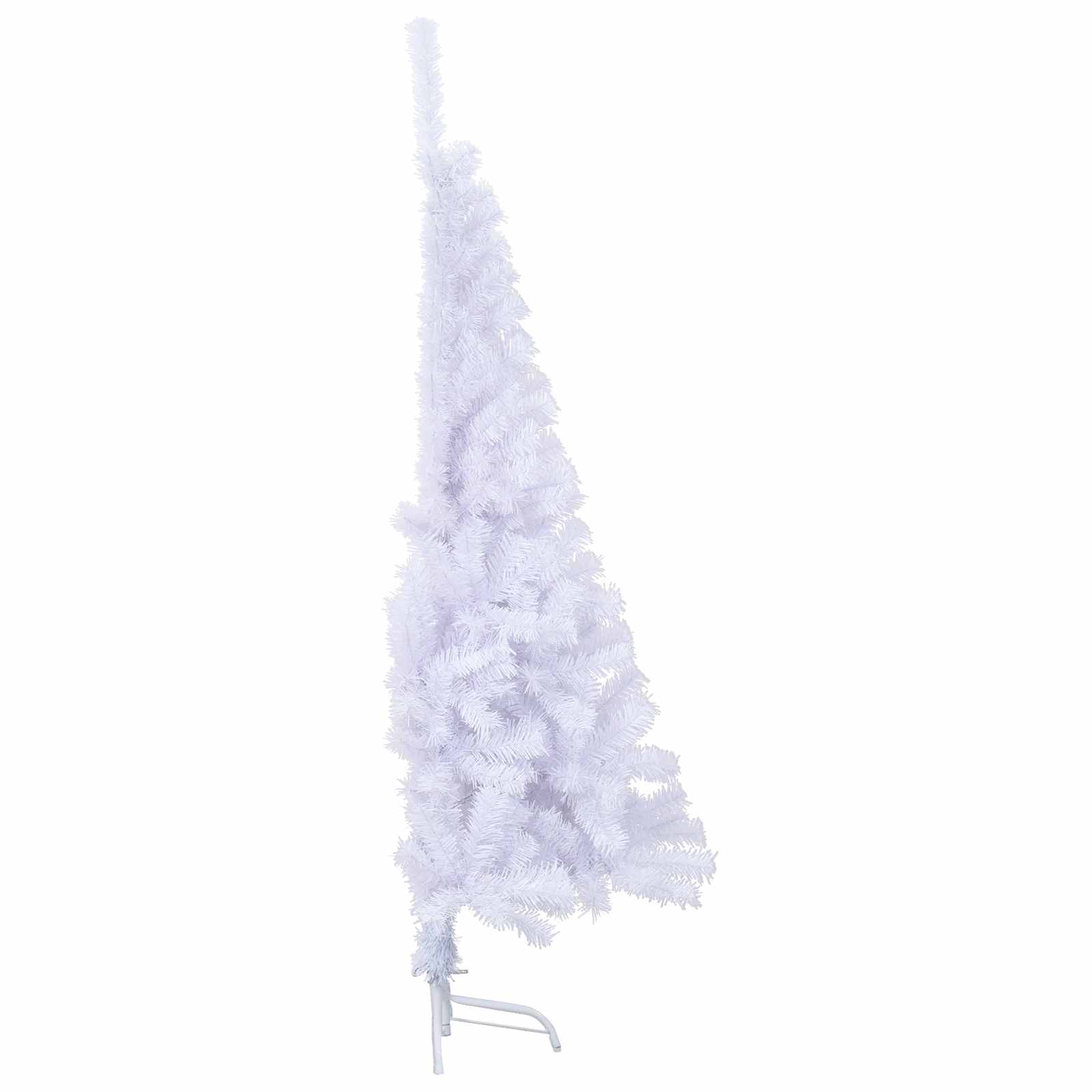 Albero di Natale artificiale Bianco 150 cm PVC e Acciaio