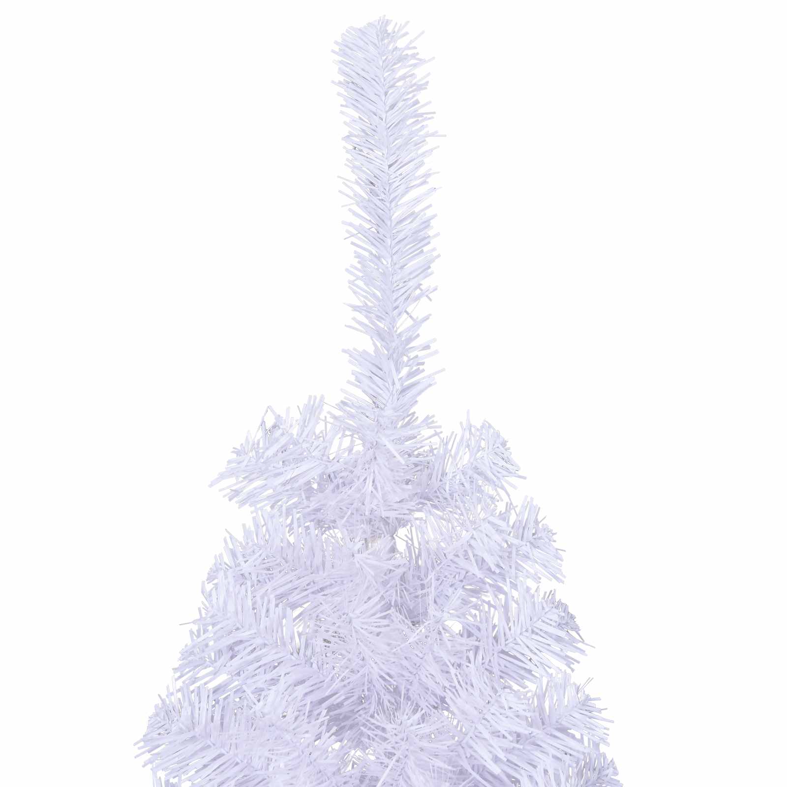 Albero di Natale artificiale Bianco 150 cm PVC e Acciaio