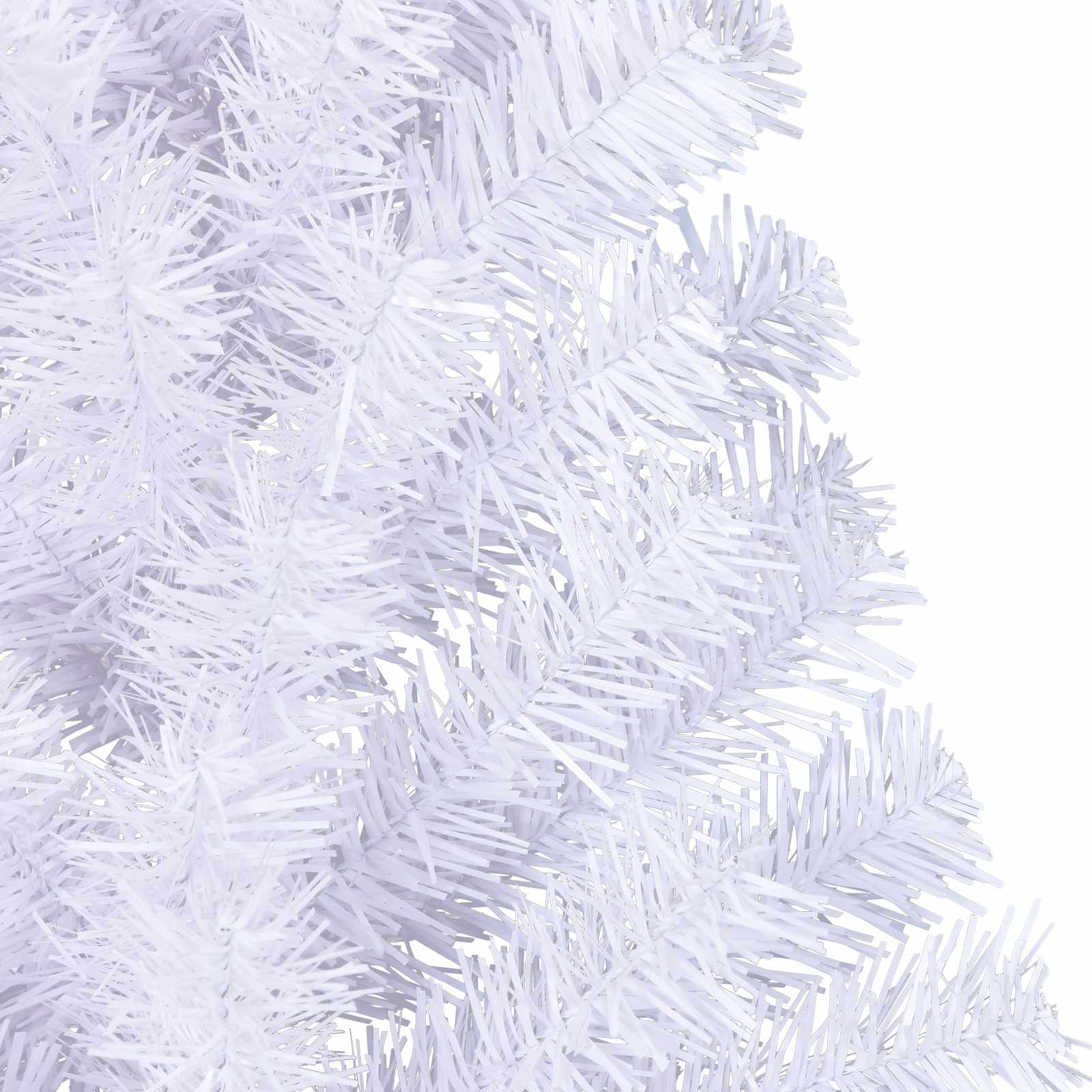 Albero di Natale artificiale Bianco 150 cm PVC e Acciaio