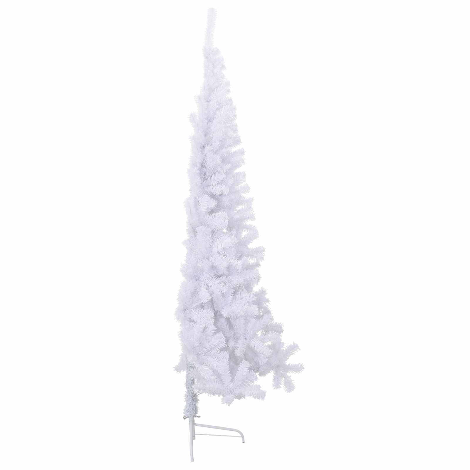 Albero di Natale artificiale Bianco 180 cm PVC e Acciaio