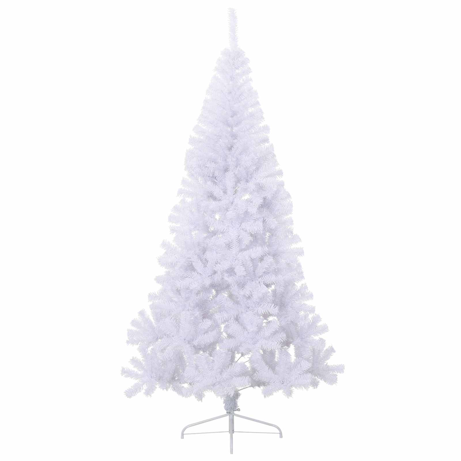 Albero di Natale artificiale Bianco 180 cm PVC e Acciaio