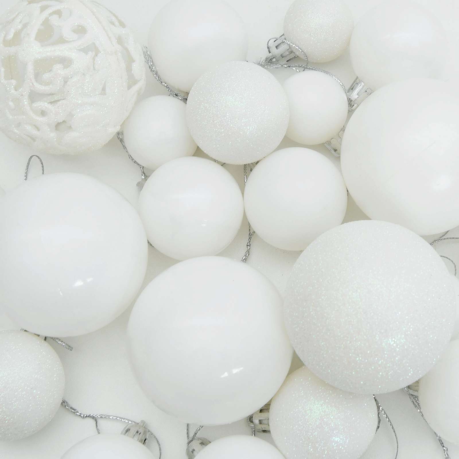 Albero di Natale artificiale Bianco 210 cm PVC e Acciaio