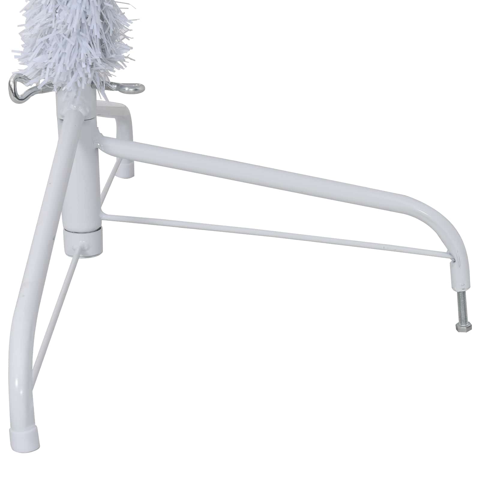 Albero di Natale artificiale Bianco 240 cm PVC e Acciaio