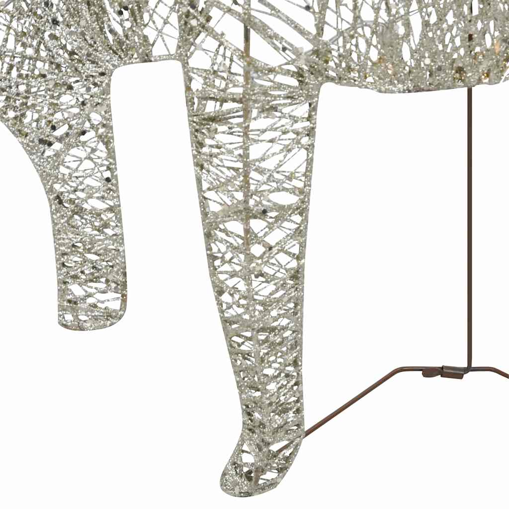 Renne di Natale 2 pz Oro 40 LED