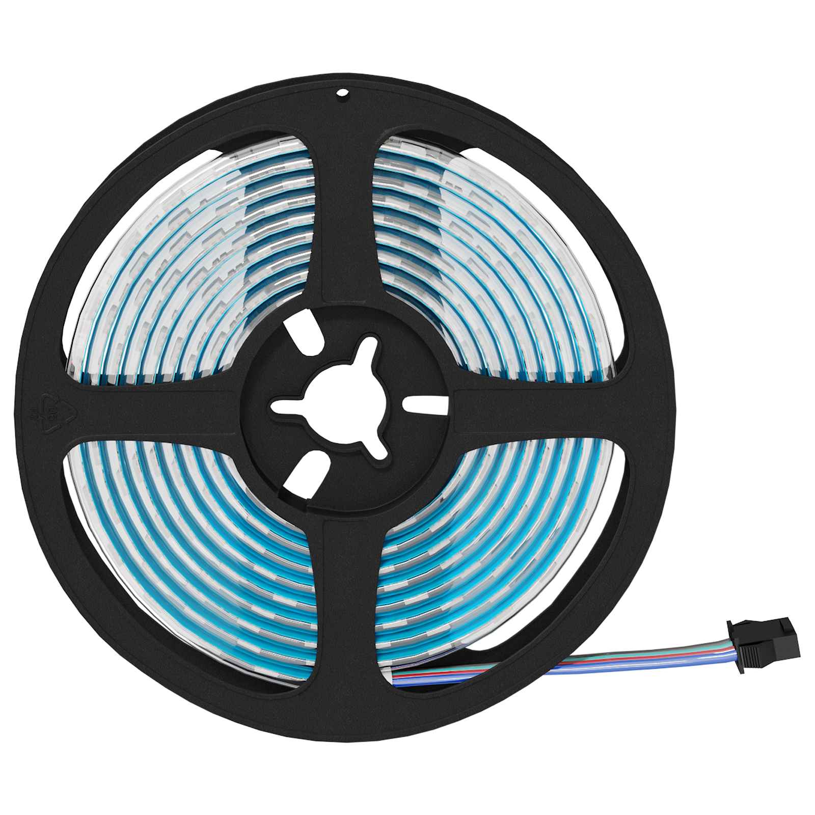 Striscia LED 12 pz Nero e trasparente Rame e plastica