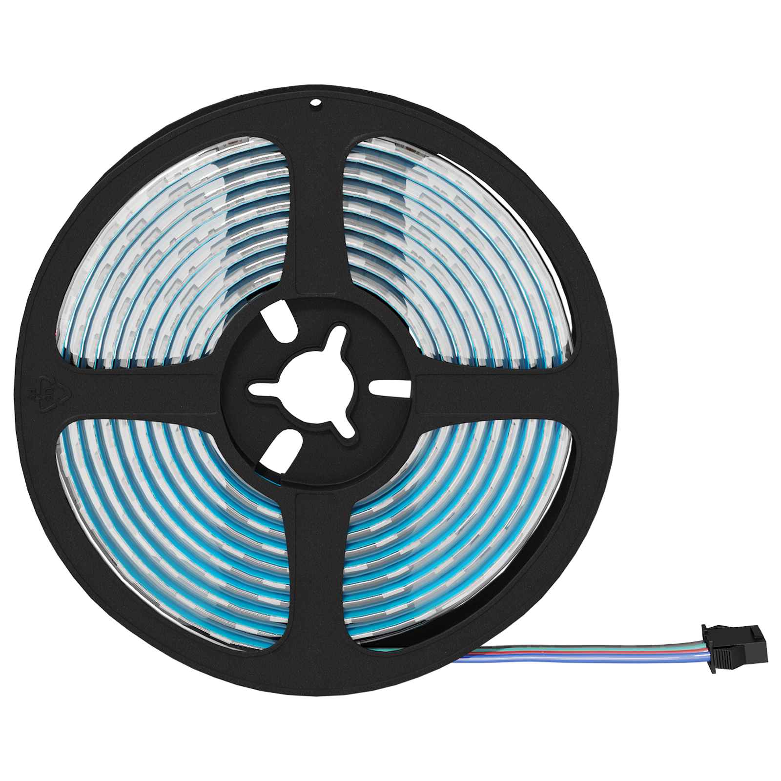 Striscia LED 12 pz Nero e trasparente Rame e plastica