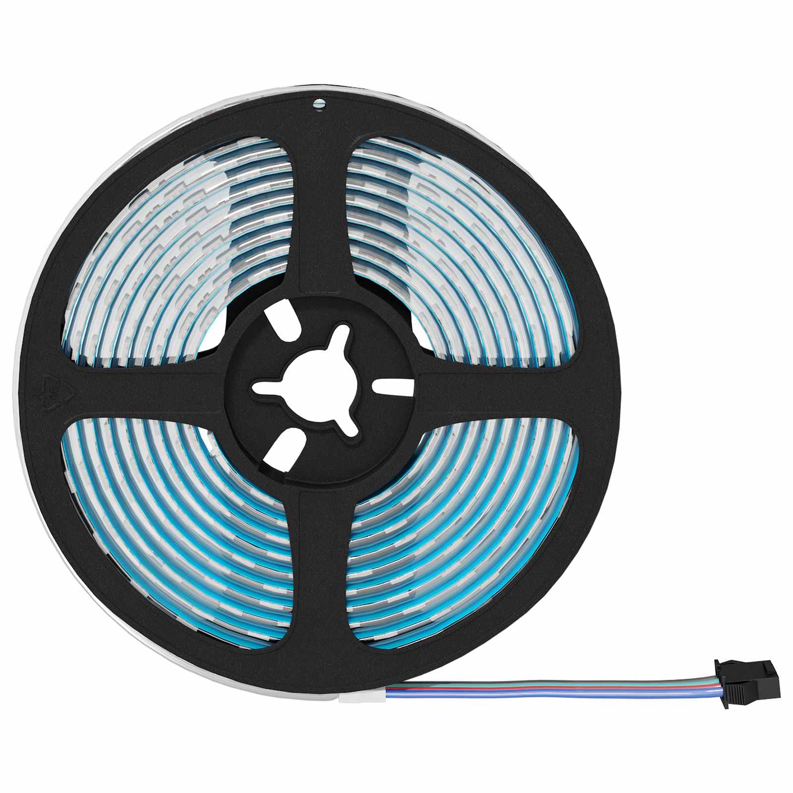 Striscia LED 12 pz Nero e trasparente Rame e plastica