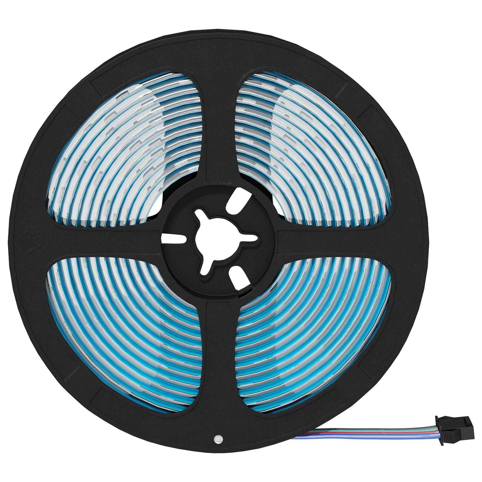 Striscia LED 12 pz Nero e trasparente Rame e plastica