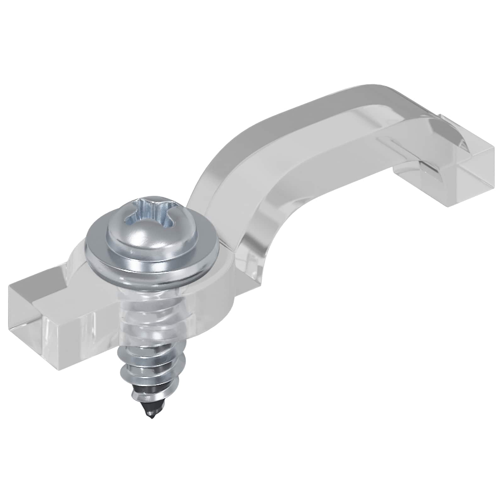 Striscia LED 2 pz Nero e trasparente Rame e plastica