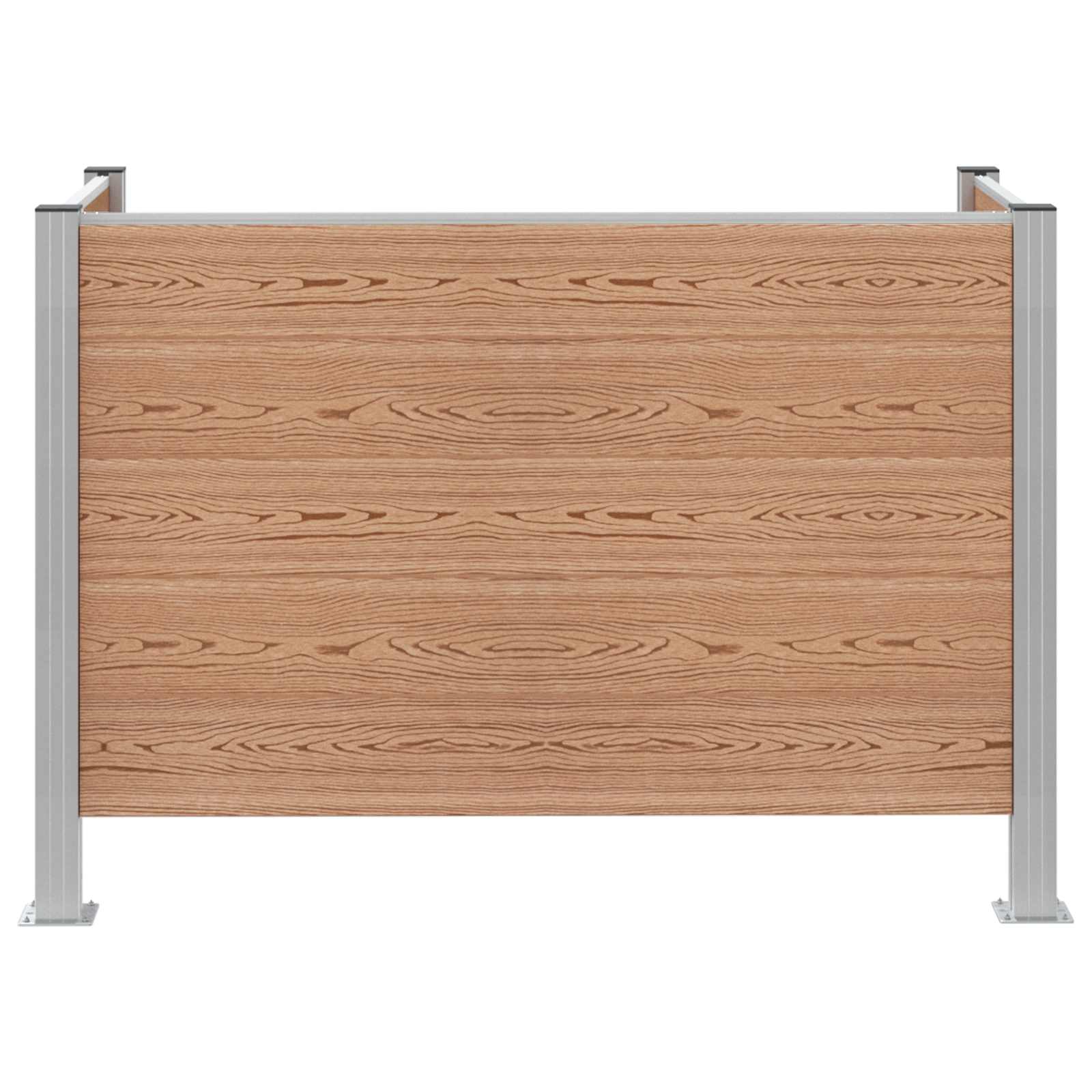 Recinzione Contenitore per Rifiuti Marrone 161 x 85 x 115 cm