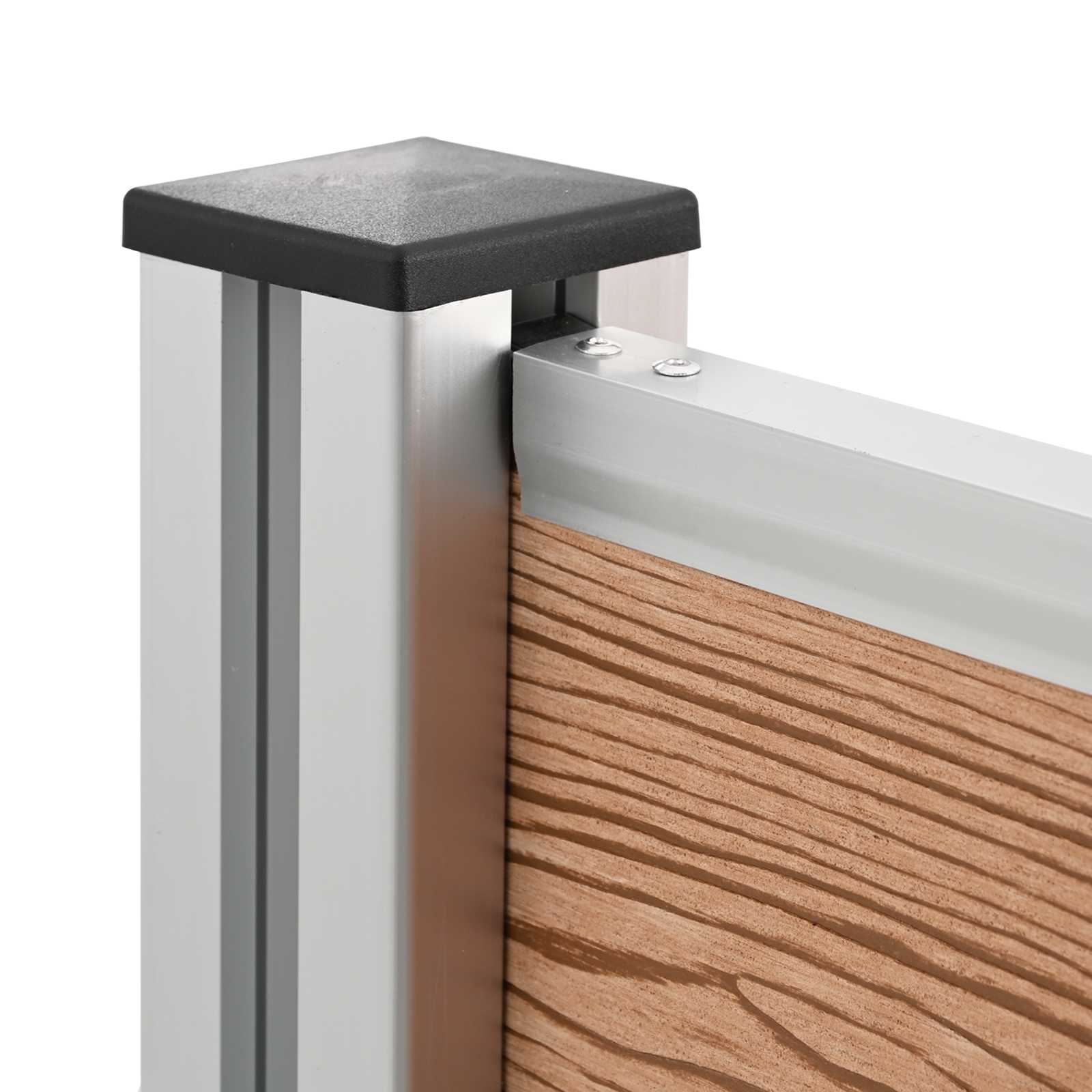 Recinzione Contenitore per Rifiuti Marrone 161 x 85 x 115 cm