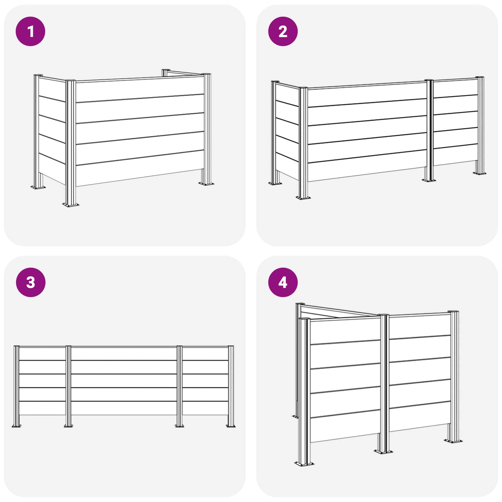 Recinzione Contenitore per Rifiuti Marrone 161 x 85 x 115 cm