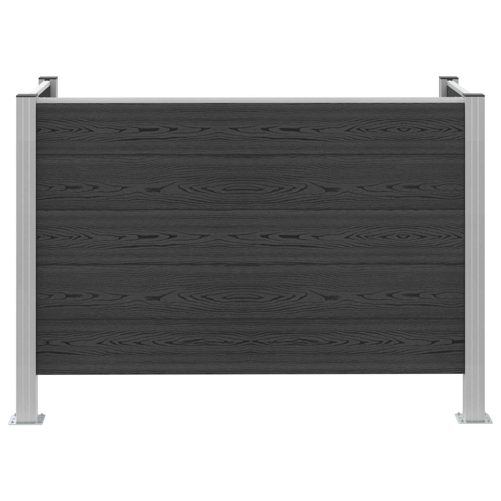 Recinzione Contenitore per Rifiuti Grigio 161 x 85 x 115 cm