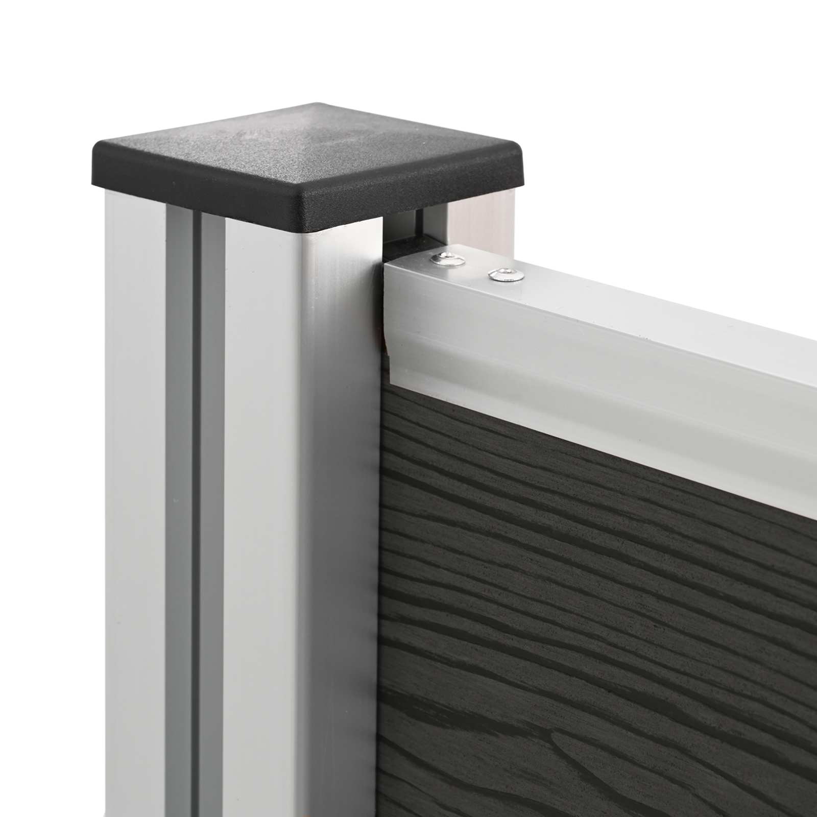 Recinzione Contenitore per Rifiuti Grigio 161 x 85 x 115 cm