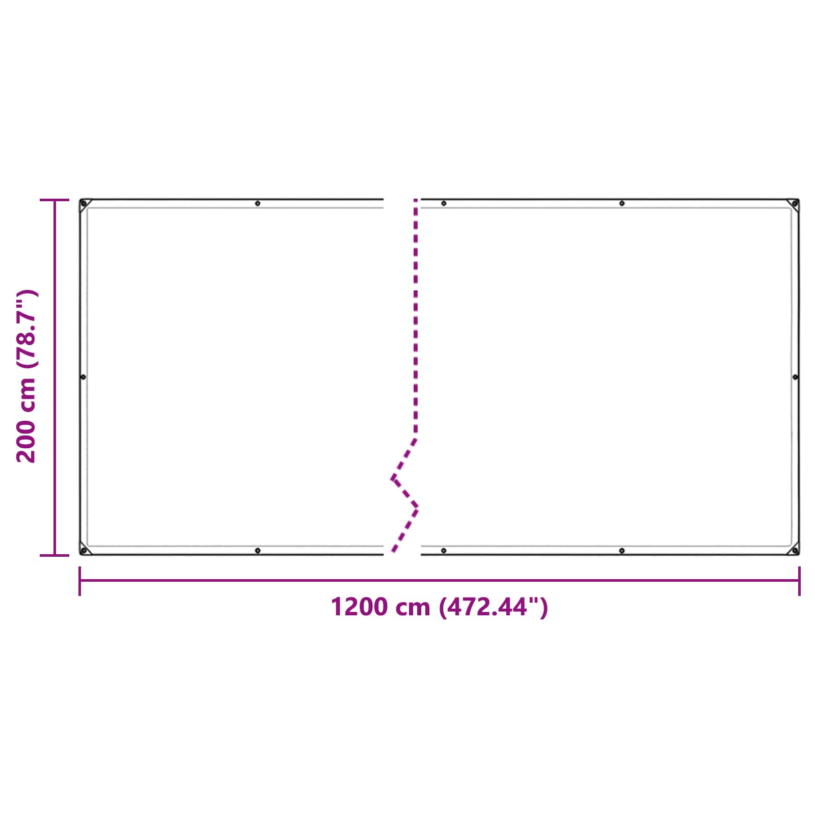 Copertura per Piante Trasparente 2 x 12 m PE