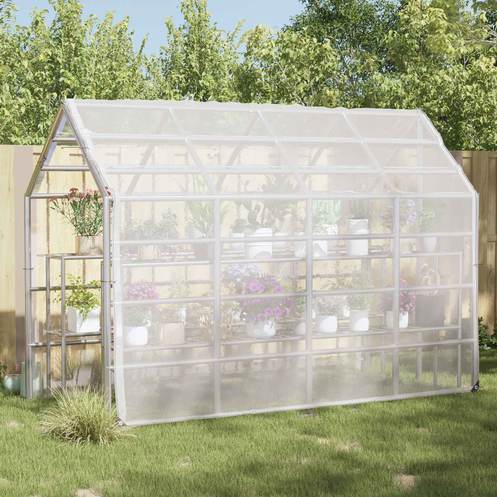 Copertura per Piante Trasparente 3 x 4 m PE