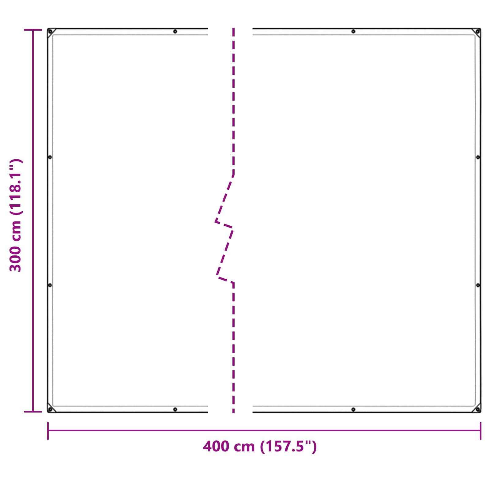 Copertura per Piante Trasparente 3 x 4 m PE