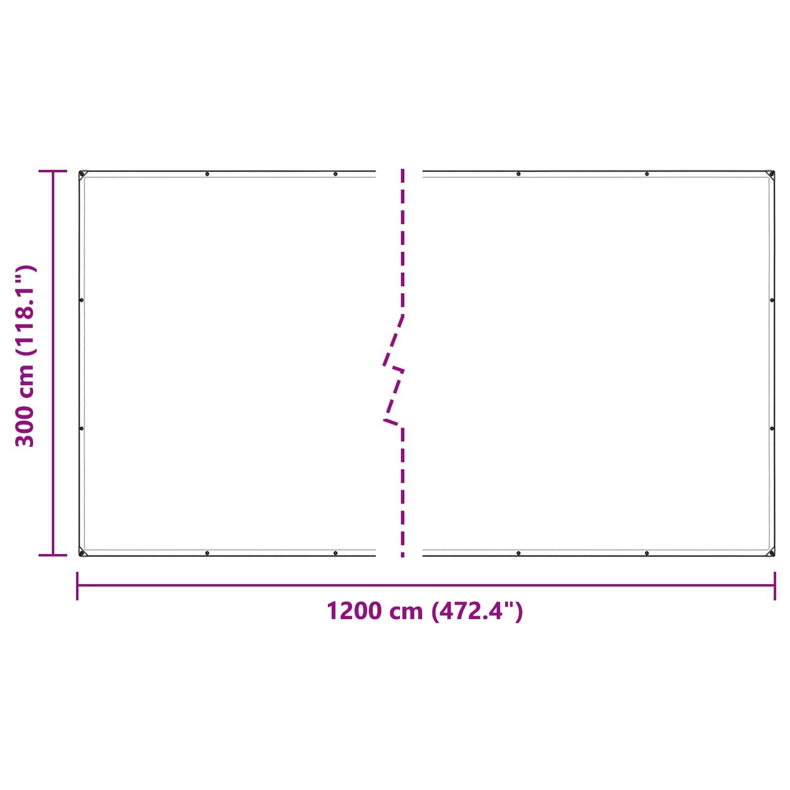 Copertura per Piante Trasparente 3 x 12 m PE