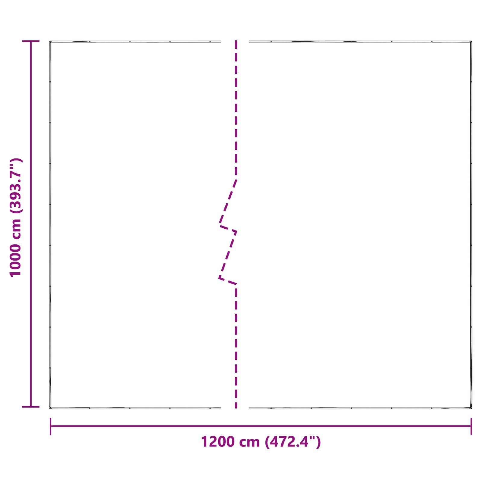 Copertura per Piante Trasparente 10 x 12 m PE