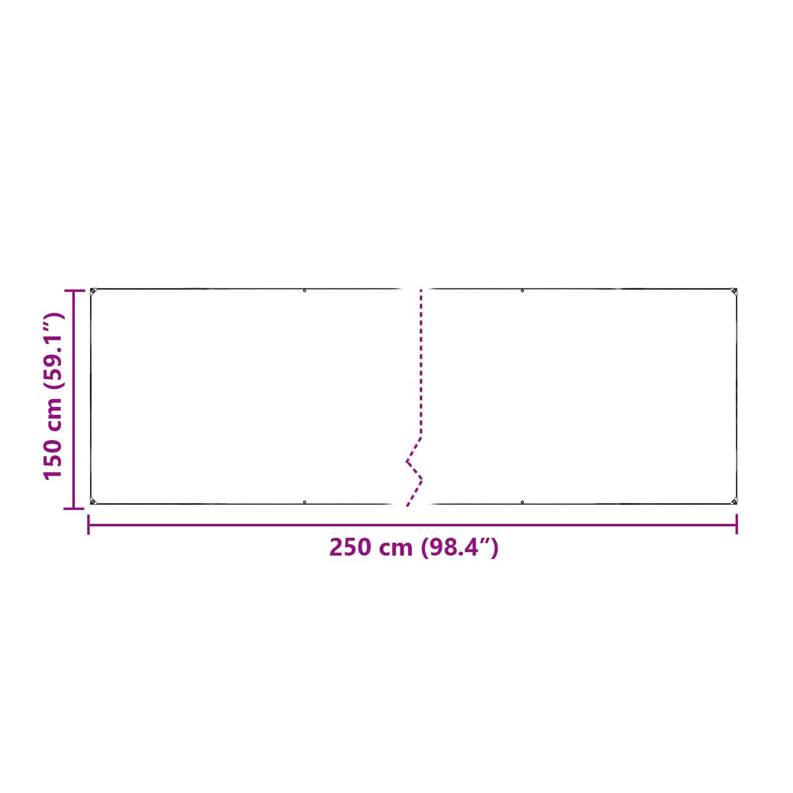 Copertura per Piante Trasparente 2,5 x 1,5 m PE