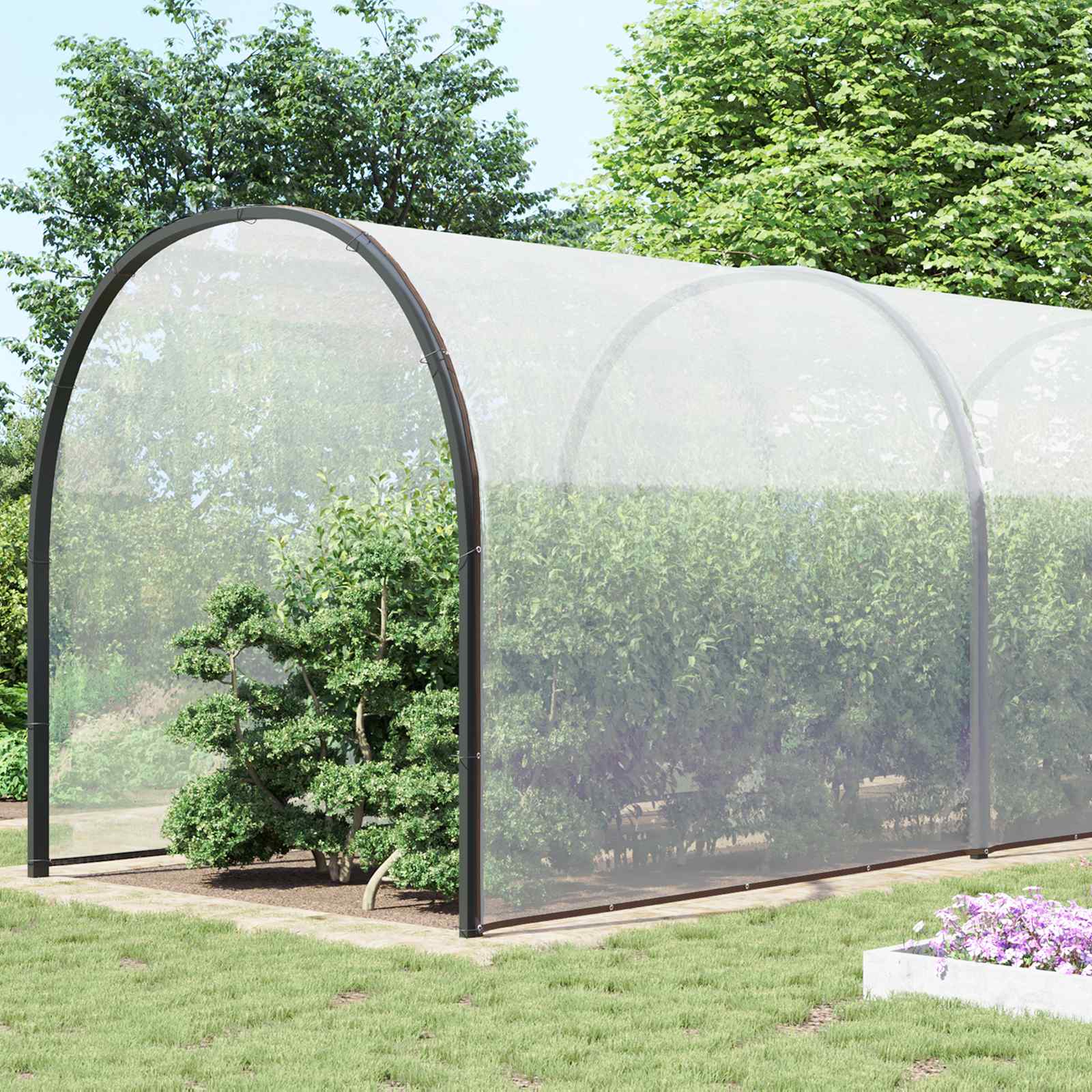 Copertura per Piante Trasparente 12 x 12 m PE