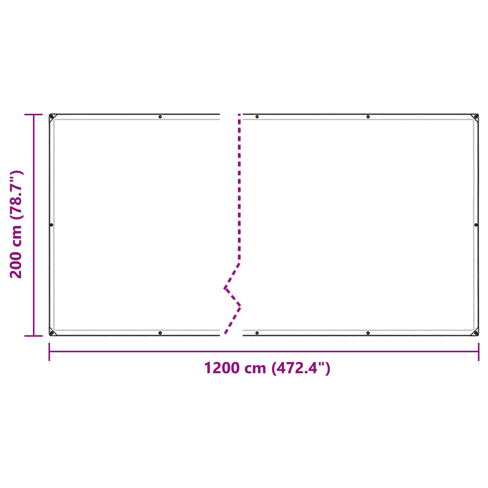 Copertura per Piante Trasparente 2 x 12 m PVC