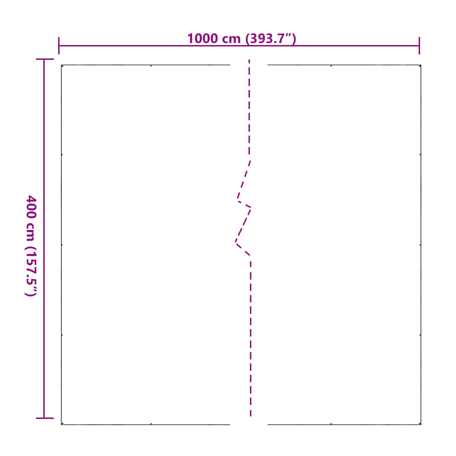 Copertura per Piante Trasparente 4 x 10 m PVC